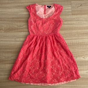 Pink Lace Jacob Dress